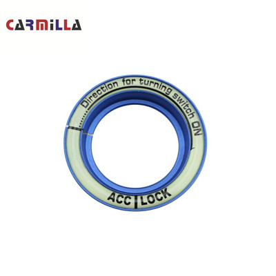 Оформление на автомобил Светещо запалване Ключалка пръстен Декорация Капак за Ford Focus 2 3 4 2005-2017 за Focus ST RS Аксесоари за Еверест