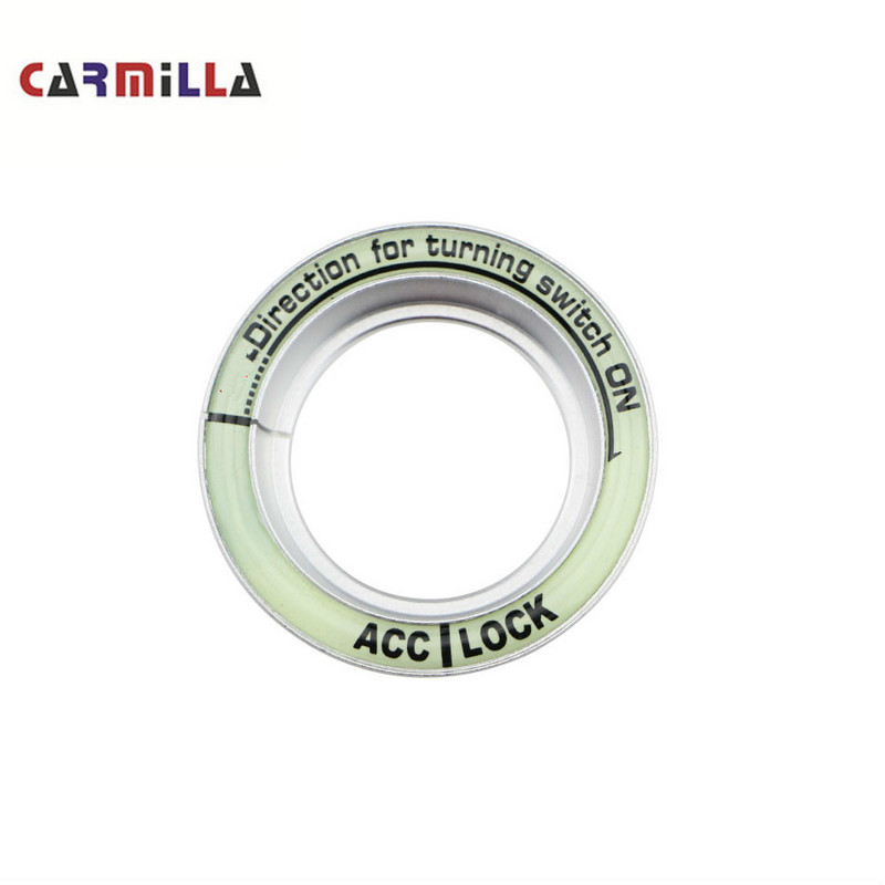 Оформление на автомобил Светещо запалване Ключалка пръстен Декорация Капак за Ford Focus 2 3 4 2005-2017 за Focus ST RS Аксесоари за Еверест