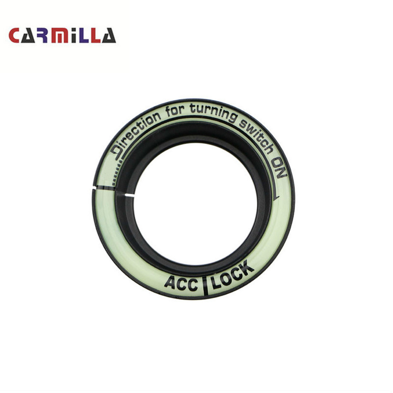 Оформление на автомобил Светещо запалване Ключалка пръстен Декорация Капак за Ford Focus 2 3 4 2005-2017 за Focus ST RS Аксесоари за Еверест