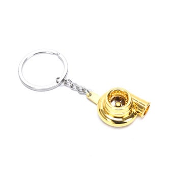 Real Whistle Sound Turbo Keychain Sleeve Bearing Spinning Auto Part Model Turbine Turbocharger Ключодържател Пръстен Ключодържател Ключодържател