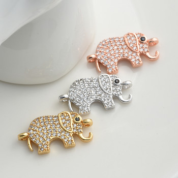 Χειροποίητο γυναικείο βραχιόλι δώρο Elephant Animals για κοσμήματα κατασκευής χάλκινου ζιρκονίου