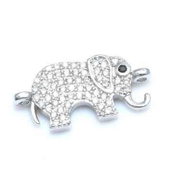 Χειροποίητο γυναικείο βραχιόλι δώρο Elephant Animals για κοσμήματα κατασκευής χάλκινου ζιρκονίου
