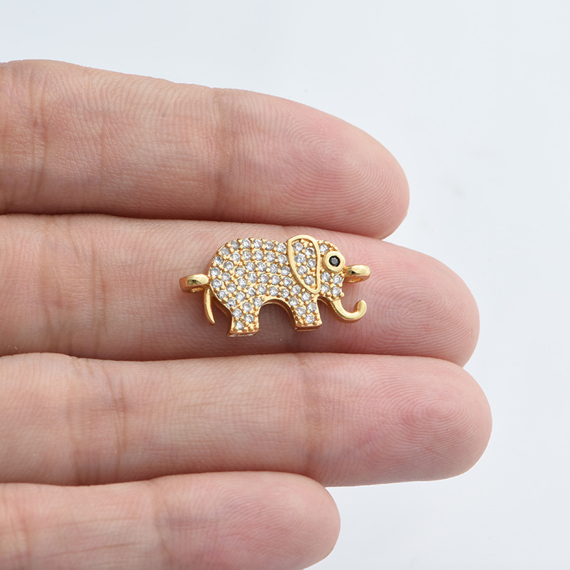 Χειροποίητο γυναικείο βραχιόλι δώρο Elephant Animals για κοσμήματα κατασκευής χάλκινου ζιρκονίου