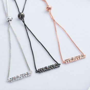 4 Χρώματα Rainbow Mix Color MAMA Letters Connector Charms για βραχιόλι που φτιάχνει DIY χειροποίητο δώρο για τη γιορτή της μητέρας