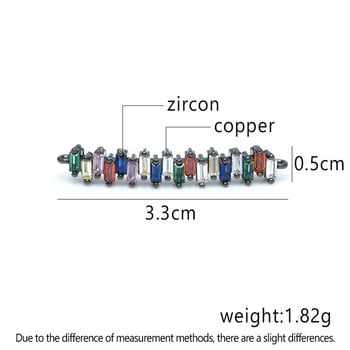 Цветни циркониеви аксесоари за гривни, обеци, колиета, бижута, находки за бижута Направи си сам ръчно изработени конектори за жени Изработка на бижута