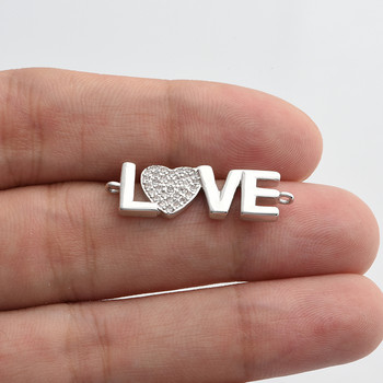 Love Letter Αξεσουάρ καρδιάς για βραχιόλια Κοσμήματα ευρήματα Diy χειροποίητες συνδέσεις για γυναίκες Lover Couple Gift Bracelet