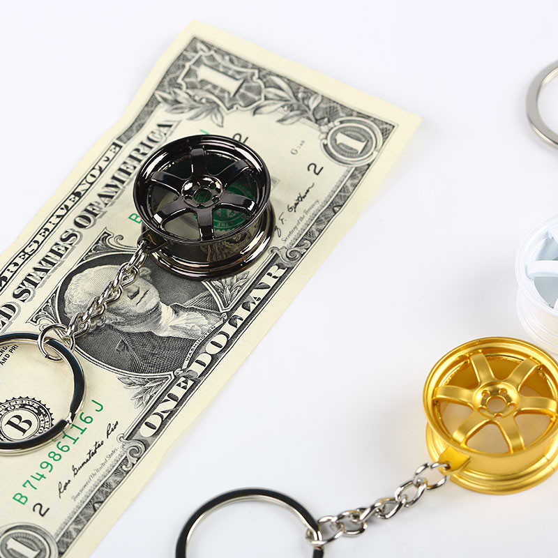 Μίνι μπρελόκ Μπρελόκ Μπρελόκ Μπρελόκ Ρύθμιση πλήμνης τροχού Κρεμαστό μπρελόκ JDM Hellaflush Φορτηγό αυτοκινήτου από κράμα ψευδαργύρου TE37 CVT MB Design