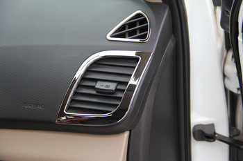 Κάλυμμα λαβής πόρτας εξόδου κλιματιστικού 12 τεμαχίων διακόσμηση χρωμίου ABS για hatchback αυτοκινήτου Solaris 2011-2015 2011-16