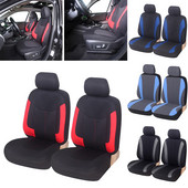 2 БР. Калъфи за предни седалки на автомобила с мрежа 3 мм Калъф за автомобилен продукт Външни части Червен птичи поглед за fordfocus, за TOYOTA-RAV4