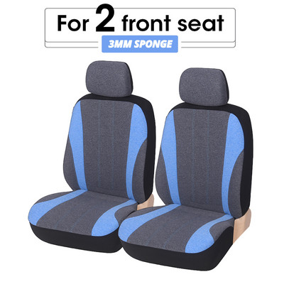 2 БР. Калъфи за предни седалки на автомобила с мрежа 3 мм Калъф за автомобилен продукт Външни части Червен птичи поглед за fordfocus, за TOYOTA-RAV4