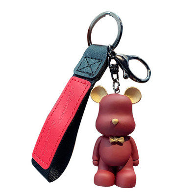 Auto Bear Doll Võtmehoidja Armas võtmehoidja Loomade Võtmehoidja Paelapaela kott Auto võtmehoidja hoidja Aksessuaarid Tüdrukutele Poistele Lastele Teismelistele