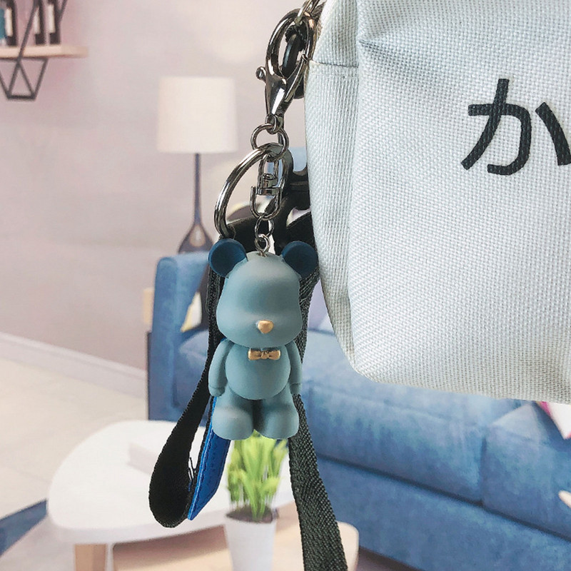 Auto Bear Doll Võtmehoidja Armas võtmehoidja Loomade Võtmehoidja Paelapaela kott Auto võtmehoidja hoidja Aksessuaarid Tüdrukutele Poistele Lastele Teismelistele