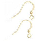 20PCS 14-каратово златно покритие Куки за обеци с кабел за уши за изработка на обеци Направи си сам Аксесоари за бижута на едро