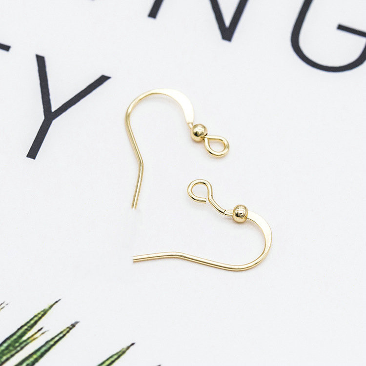 20PCS 14-каратово златно покритие Куки за обеци с кабел за уши за изработка на обеци Направи си сам Аксесоари за бижута на едро