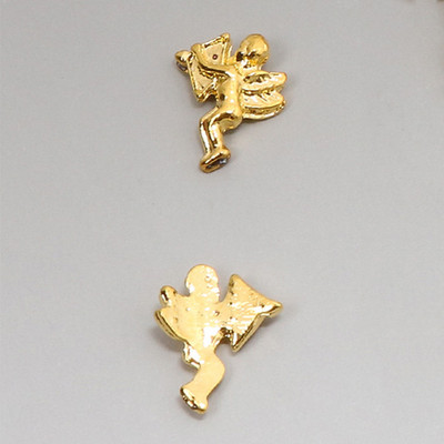 10db Arany Maria Cross Angel Unicorn Epoxy Forma Filler Beauty Nail Decor barkács ékszer Findings Love Moon Filling Kiegészítők C582