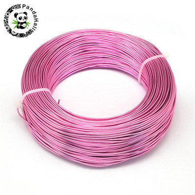 Aliuminio viela, skirta papuošalų dizainui gaminti „pasidaryk pats“ karolių apyrankė 0,8 mm 1 mm 1,5 mm 2 mm 3 mm minkšta karoliukų bonsai spalvota rankdarbių rėmelio viela