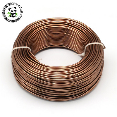 Aliuminio viela, skirta papuošalų dizainui gaminti „pasidaryk pats“ karolių apyrankė 0,8 mm 1 mm 1,5 mm 2 mm 3 mm minkšta karoliukų bonsai spalvota rankdarbių rėmelio viela