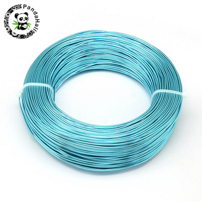 Aliuminio viela, skirta papuošalų dizainui gaminti „pasidaryk pats“ karolių apyrankė 0,8 mm 1 mm 1,5 mm 2 mm 3 mm minkšta karoliukų bonsai spalvota rankdarbių rėmelio viela