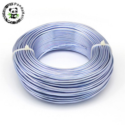 Aliuminio viela, skirta papuošalų dizainui gaminti „pasidaryk pats“ karolių apyrankė 0,8 mm 1 mm 1,5 mm 2 mm 3 mm minkšta karoliukų bonsai spalvota rankdarbių rėmelio viela