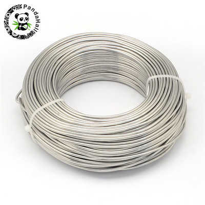 Aliuminio viela, skirta papuošalų dizainui gaminti „pasidaryk pats“ karolių apyrankė 0,8 mm 1 mm 1,5 mm 2 mm 3 mm minkšta karoliukų bonsai spalvota rankdarbių rėmelio viela