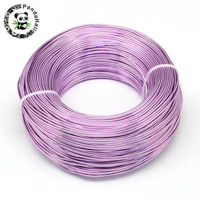 Aliuminio viela, skirta papuošalų dizainui gaminti „pasidaryk pats“ karolių apyrankė 0,8 mm 1 mm 1,5 mm 2 mm 3 mm minkšta karoliukų bonsai spalvota rankdarbių rėmelio viela