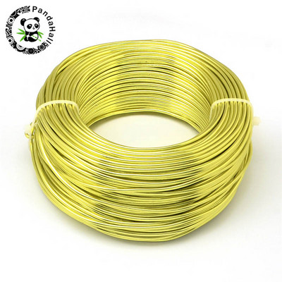 Aliuminio viela, skirta papuošalų dizainui gaminti „pasidaryk pats“ karolių apyrankė 0,8 mm 1 mm 1,5 mm 2 mm 3 mm minkšta karoliukų bonsai spalvota rankdarbių rėmelio viela