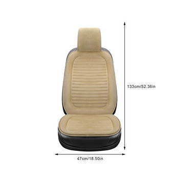 Топла калъфка за столче за кола Единична протекторна възглавница за предна седалка Зимни интериорни аксесоари Универсално подходящо за автомобили