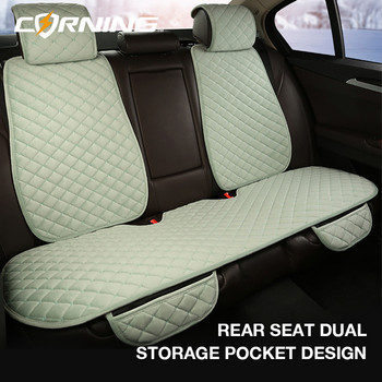 Universal χειμερινό ζεστό κάλυμμα καθίσματος αυτοκινήτου Αντιολισθητικό μαξιλάρι εμπρός πίσω καθίσματος Αναπνεύσιμο μαξιλαράκι Προστατευτικό κάλυμμα καθίσματος αυτοκινήτου