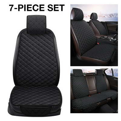 Universal χειμερινό ζεστό κάλυμμα καθίσματος αυτοκινήτου Αντιολισθητικό μαξιλάρι εμπρός πίσω καθίσματος Αναπνεύσιμο μαξιλαράκι Προστατευτικό κάλυμμα καθίσματος αυτοκινήτου