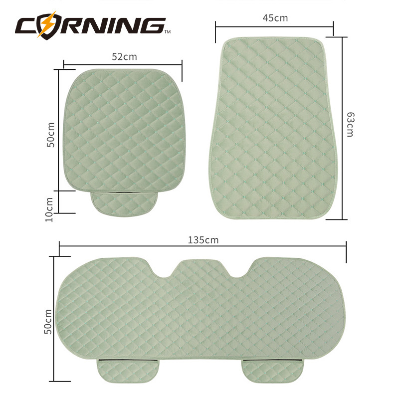 Universal χειμερινό ζεστό κάλυμμα καθίσματος αυτοκινήτου Αντιολισθητικό μαξιλάρι εμπρός πίσω καθίσματος Αναπνεύσιμο μαξιλαράκι Προστατευτικό κάλυμμα καθίσματος αυτοκινήτου