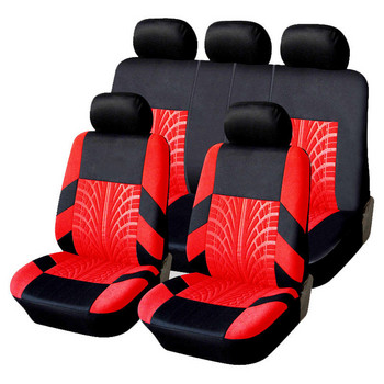 Κεντηματικά καλύμματα καθισμάτων KBKMCY για Lada polo 9n 6r golf 6 vw Universal καλύμματα καθισμάτων αυτοκινήτου με στυλ λεπτομέρειας TireTrack