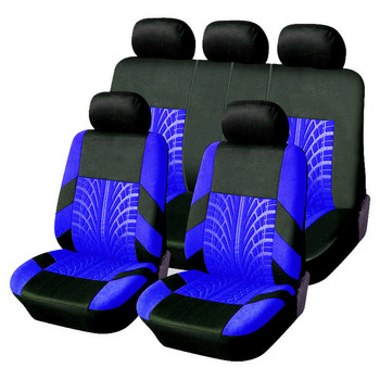 KBKMCY Бродирани калъфи за седалки за Lada polo 9n 6r golf 6 vw Универсални калъфи за седалки с TireTrack детайлен стил