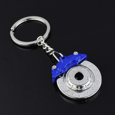 Új univerzális autóház Cool Gunmetal Spinning Turbo kulcstartó turbófeltöltő Kulcstartó Kreatív Design Auto Stílusos Kiegészítők