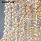 GUFEATHER C175, barkácslánc, REACH bérlet,nikkelmentes,18k aranyozott,igazi gyöngy,varázslatok,barkács karkötő nyaklánc,ékszerkészítés,50cm/tétel