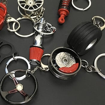 Горещ Страхотен подарък за феновете на състезанията JDM Driver Wakaba Mark Car Keychain Auto Part Model Key Chain Ring Key Fob Car Keychain for Men