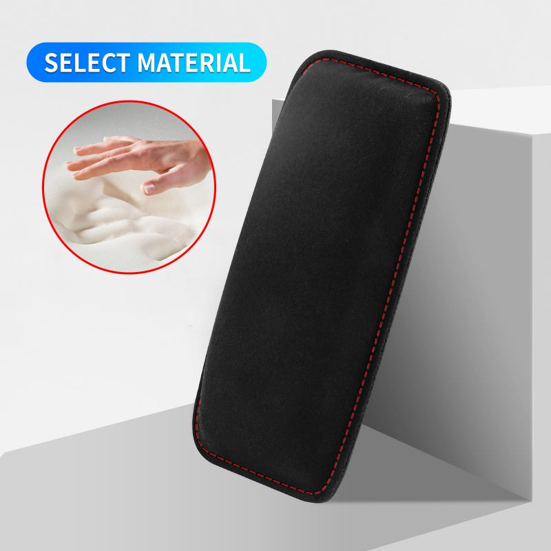 Patogi zomšinė automobilio pagalvė automobilio kelių pagalvėlė automatinė pagalvėlė elastinga atminties putų kojų pagalvėlė galvos atrama automobilyje priedai