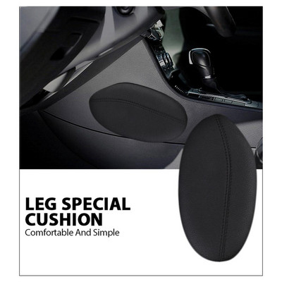Car Seat Cushion Foot Support Pillow Leg Support Knee Pad Thigh Support Pillow Car Seat Cushion Leather Leg Cushion