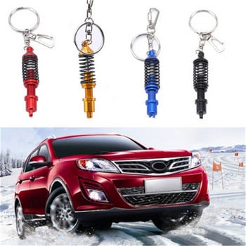 1PC Universal Car Metal Keychain Turbo Gear Hub Κρεμαστό Δίσκος φρένων Αμορτισέρ Κρεμαστό Μπρελόκ Δημιουργικό δώρο Αξεσουάρ αυτοκινήτου