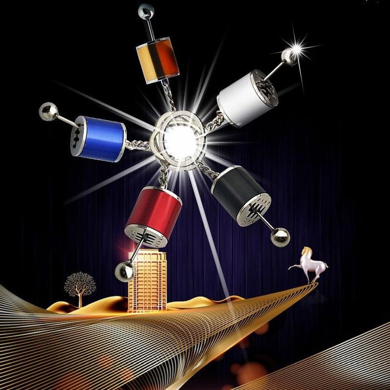 Privjesak za ključeve mjenjača u 5 boja Privjesak za ključeve glave zupčanika Ručica ručnog mjenjača Metalni privjesak za ključeve Metalni privjesak za ključeve za ugradnju automobila