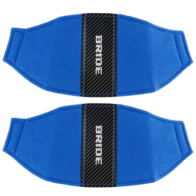 2db BRIDE jdm Style Racing Full Bucket Seat Oldalhuzat Védő Combpárna Pamut Javítás Dekorációs Párna Autós Kiegészítők