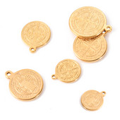 10 τμχ Θρησκευτικό ανοξείδωτο μενταγιόν Virgin Mary Jesus Christian Charm μενταγιόν DIY For Jewelry Makings Connectors Αξεσουάρ