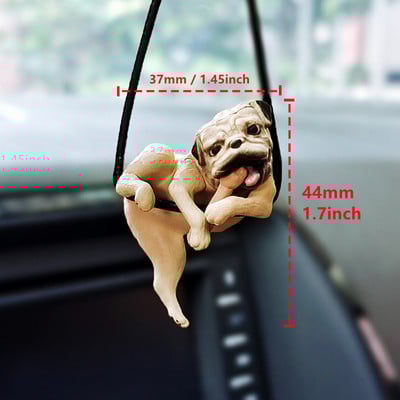 Aranyos anime autódíszek Arc nélküli férfi autós függesztékes autó visszapillantó tükör medál Születésnapi ajándék autódíszítő kiegészítők