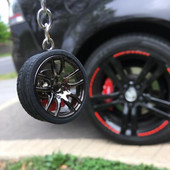 Automašīnas riteņu turbo atslēgu piekariņš Atslēgu piekariņš ar bremžu diskiem Auto riepu riteņu atslēgu piekariņš Auto automašīnas atslēgu piekariņš BMW Audi faniem