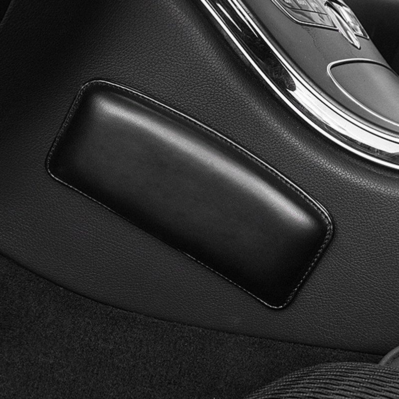 Genunchiere din piele pentru interiorul mașinii pernă pernă elastică confortabilă spumă cu memorie Accesorii universale pentru suport pentru coapsă 18X8,2 cm
