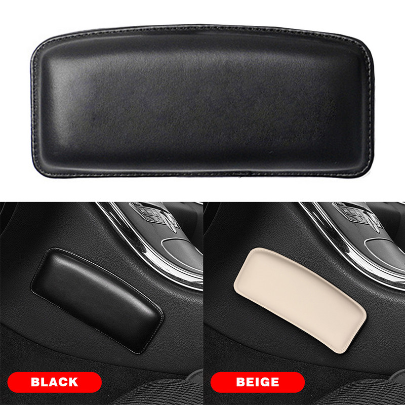 Genunchiere din piele pentru interiorul mașinii pernă pernă elastică confortabilă spumă cu memorie Accesorii universale pentru suport pentru coapsă 18X8,2 cm