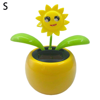 Kaktus Automaatne Swing Päikeseenergia Lilled Ehted Kaunistused Nukukujukesed Miniatuursed autode kodukaunistus