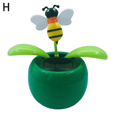 Kaktus Automaatne Swing Päikeseenergia Lilled Ehted Kaunistused Nukukujukesed Miniatuursed autode kodukaunistus