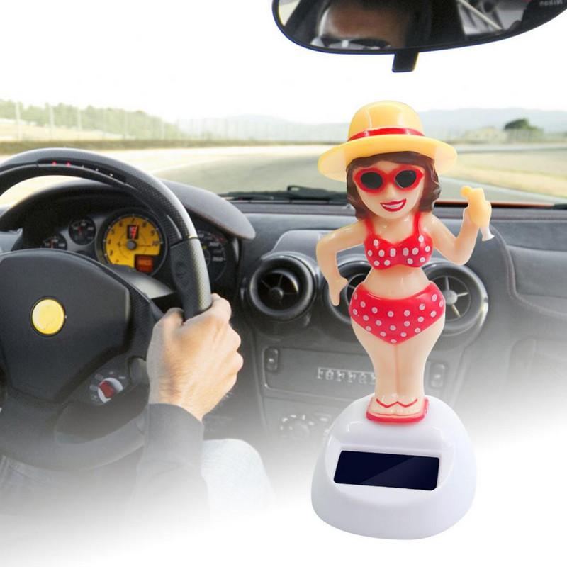 Kaktus Automaatne Swing Päikeseenergia Lilled Ehted Kaunistused Nukukujukesed Miniatuursed autode kodukaunistus