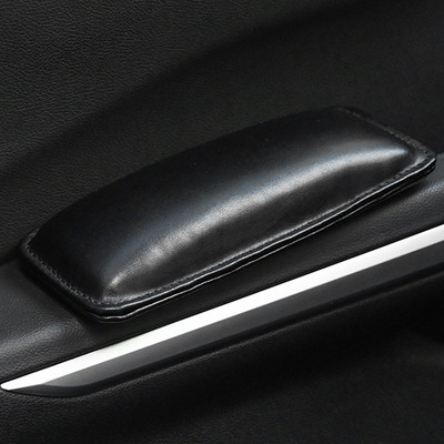 Leather Knee Pad for Car Interior Pillow Cushion Memory Foam Leg Pad Thigh Support Car Accessories For Benz BMW Audi VW Golf
