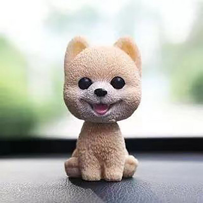 Ukras za automobil 9 cm Pas koji trese glavom Dekor nadzorne ploče automobila Klimajuće Psić Igračke Husky Teddy Pomeranian Kućna soba Auto dodaci